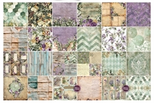 TEXT(ures) Paper pad 12x12" - Beneath the Brambles